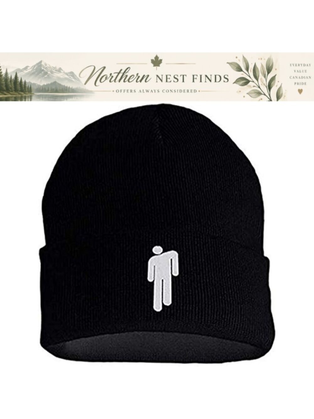 Unisex Acrylic Knit Beanie Warm Winter Hat Solid Color Stretch Skull Cap